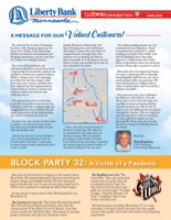 Latest newsletter cover